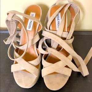 Steve Madden Tie Up Wedges